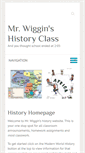 Mobile Screenshot of mrwigginshistoryclass.com